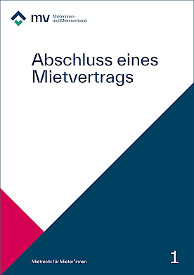 Broschüre Der Abschluss eines Mietvertrags